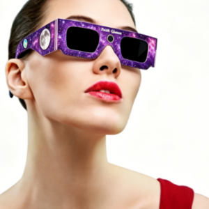 ISO Certified Solar Eclipse Glasses - Protective Sleeve View